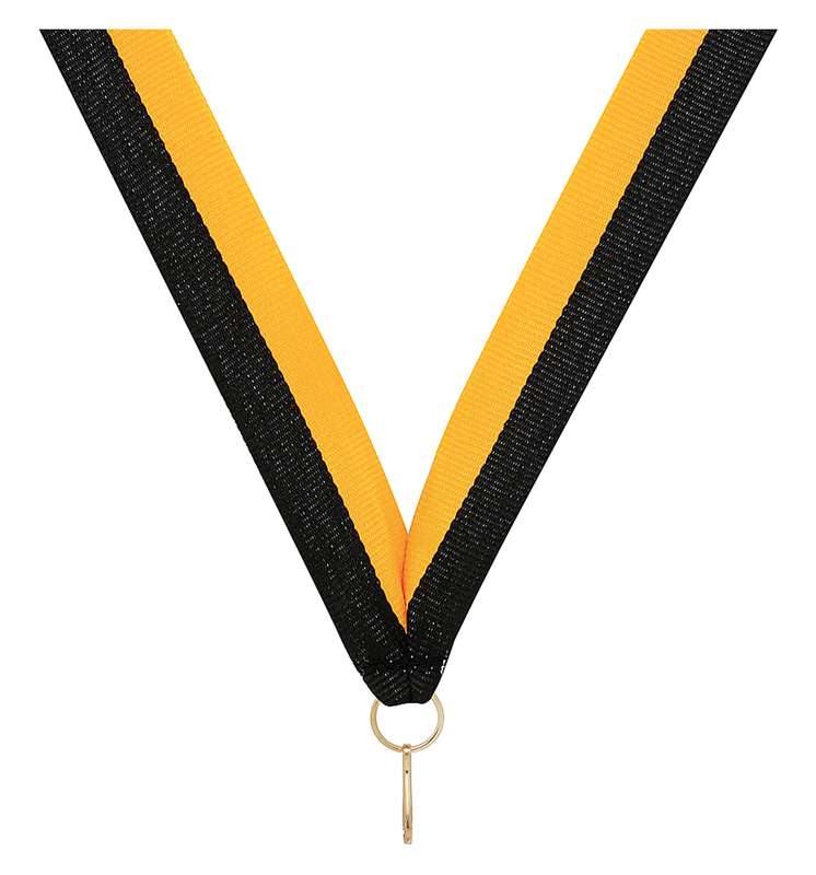 Black / Gold Ribbon Trophy Company