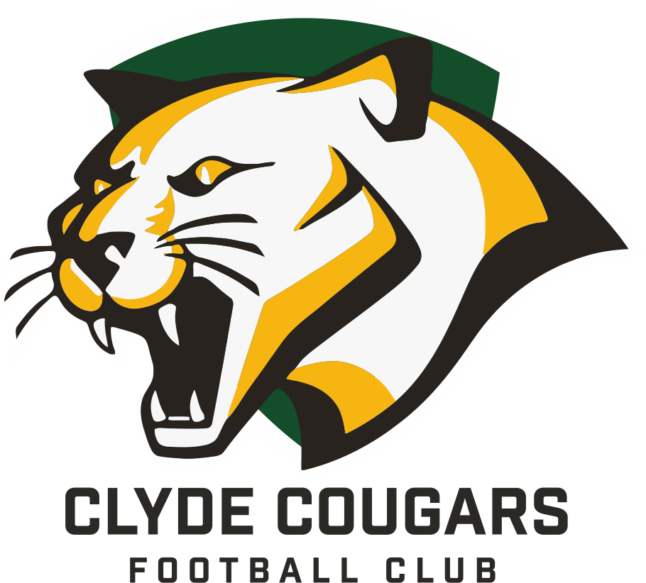 Clyde Cougars FC Logo Transparent black